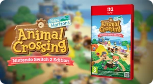 Cómpralo ya - Compra Animal Crossing: New Horizons para Nintendo Switch 2 y llévate de REGALO un set de postales y pegatinas con escenas y lo personajes del juego. en GAME.es