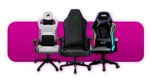 Sillas gaming - Horas de juego necesitan la silla adecuada. Descubre en GAME las mejores sillas gaming ergonómicas de marcas como SecretLab, Newskill y Genesis. Comodidad, soporte lumbar y estilo para tu setup al mejor precio. en GAME.es