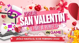 San Valentín - Descubre nuestros packs especiales de videojuegos y PC Gaming ¡encuentra la combinación perfecta para compartir! Porque las mejores parejas no solo se enamoran… también juegan juntas. en GAME.es
