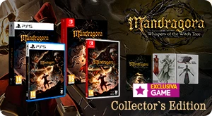 Pre-Cómpralo - Compra el juego Mandragora: Whispers of the Witch Tree edición coleccionista: un RPG de acción 2.5D con enfoque en la historia de un un mundo en declive que poco a poco cae presa de los estragos de la Entropía en GAME.es