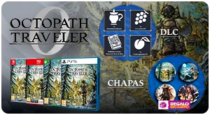 Ya disponible - Compra Octopath Traveler 0 y llévate SOLO EN GAME un set de 4 chapas exclusivas con arte del juego. en GAME.es