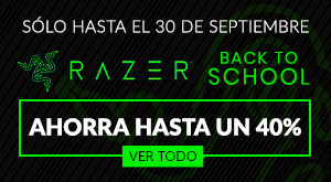 Razer Back to School - Sólo Hasta el 30 de septiembre aprovecha las ofertas Razer Summer Days con descuentos de hasta el 40% en periféricos como auriculares, ratones, alfombrillas, teclados, micrófonos, webcams... en GAME.es