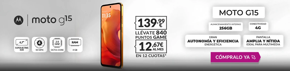 Motorola G15 en GAME.es