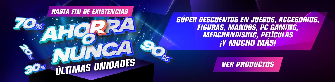 ¡Ahorra o Nunca! Últimas Unidades en GAME.es