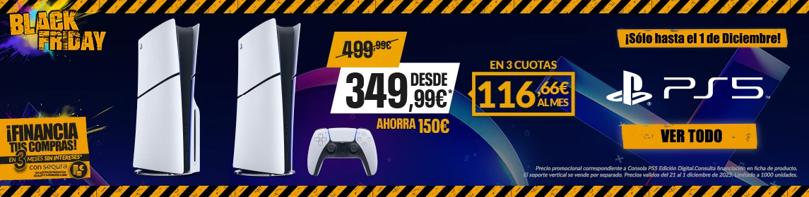 ¡Black! Consolas PS5 en GAME.es