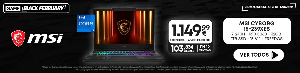 Black February Portátil en GAME.es
