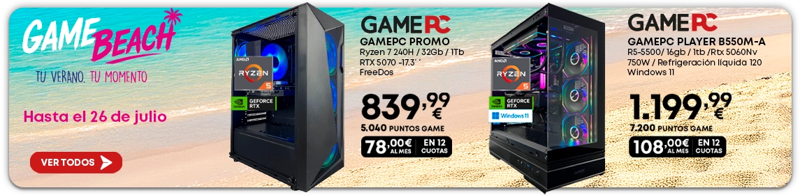 Sobremesas para este verano en GAME.es