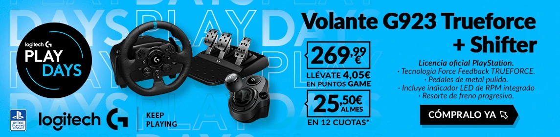 G923 Trueforce + Shifter en GAME.es