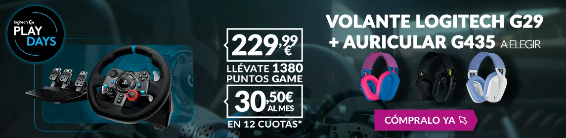 Volante G29 + Auricular en GAME.es