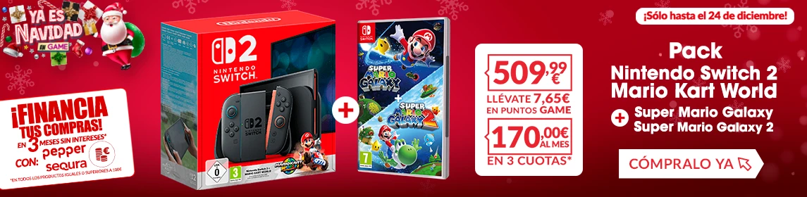 Pack Nintendo + 2 Juegos en GAME.es