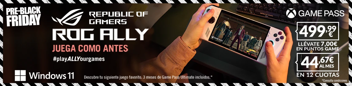 ¡Pre-Black Friday! ROG Ally en GAME.es