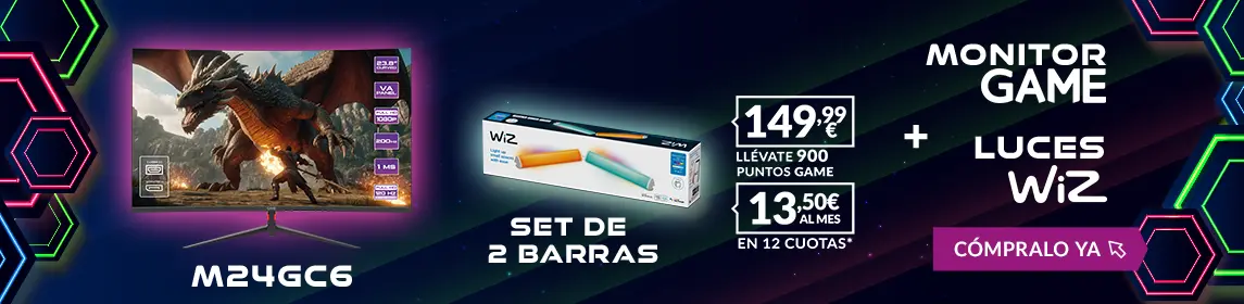 Monitor GAME + Set Wiz en GAME.es
