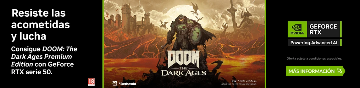 Nvidia Doom Dark Ages en GAME.es