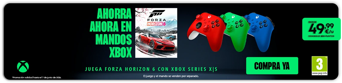 Mandos Xbox desde 49,99€ en GAME.es