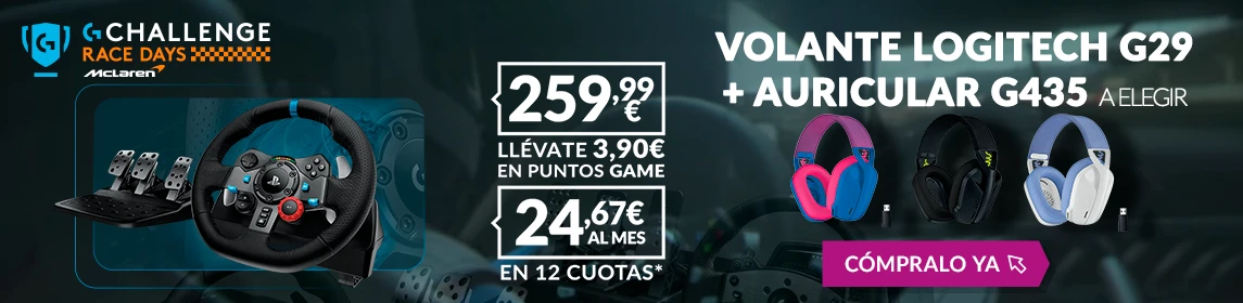 Logitech G29 + Auricular en GAME.es