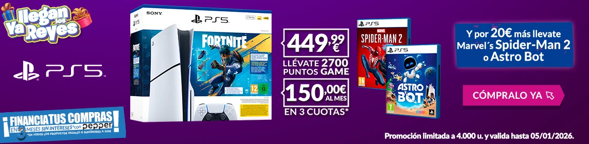 Pack Consolas PS5 en GAME.es