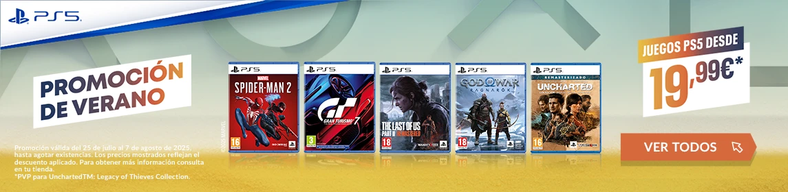 Promoción de Verano Videojuegos en GAME.es