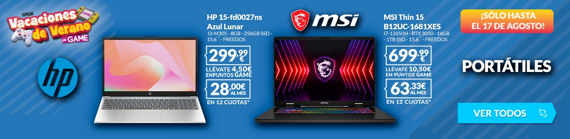 Vacaciones de Verano en GAME.es