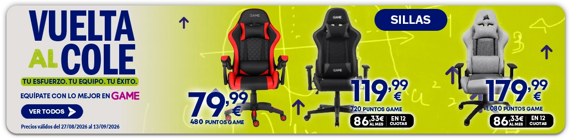 Sillas Vuelta al Cole en GAME.es