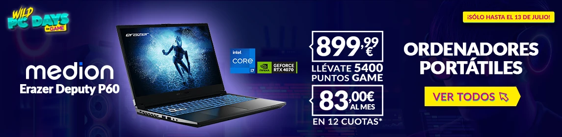 Ordenadores Portátiles en GAME.es