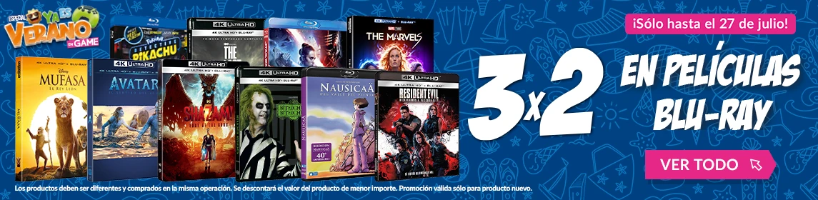 3x2 Películas Blu-Ray en GAME.es