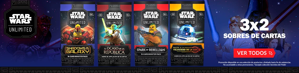 3x2 Cartas Star Wars Unlimited en GAME.es