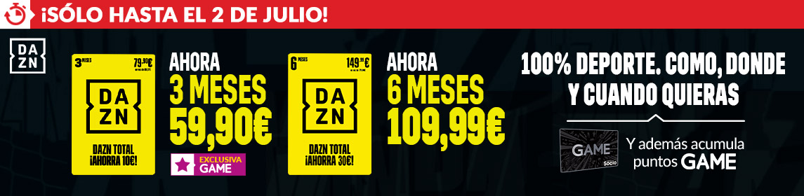 Promoción DAZN en GAME.es
