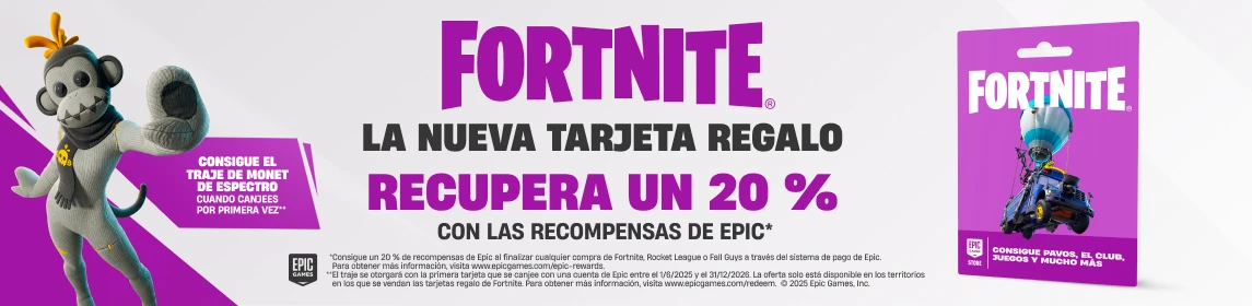 Tarjeta Regalo Fortnite en GAME.es