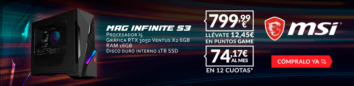 MSI MAG Infinite S3 en GAME.es
