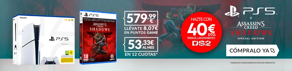 Consola PS5  AC: Shadows en GAME.es