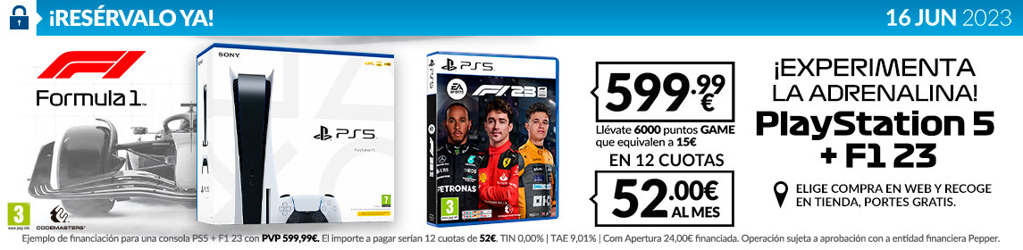 PS5 + F1 23 en GAME.es