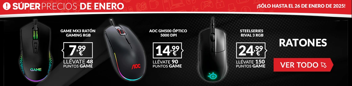 Súper Precios Ratones en GAME.es