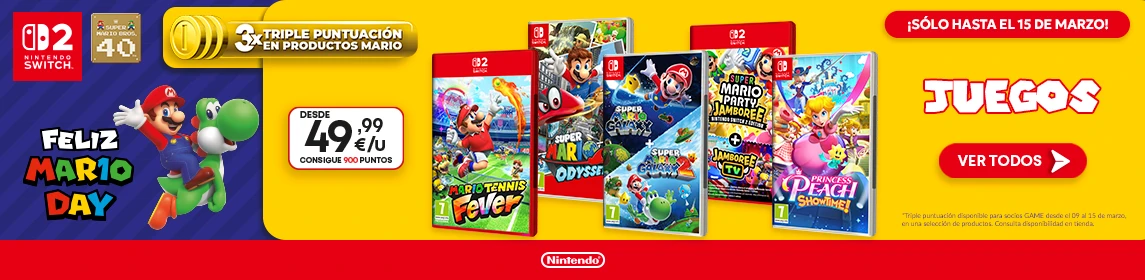 Mario Day Videojuegos en GAME.es