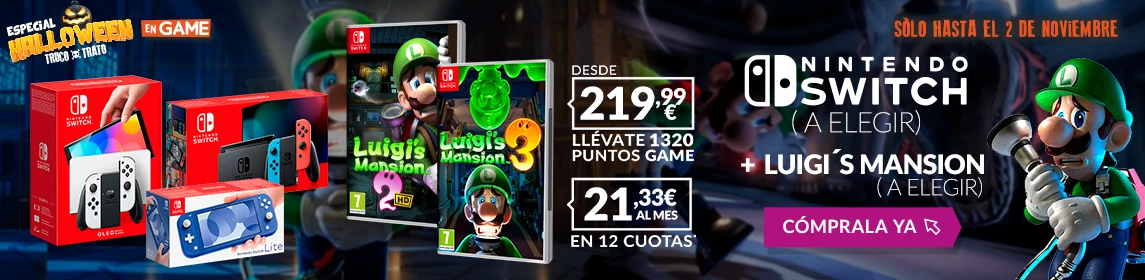 Pack Switch Luigi´s Mansion en GAME.es