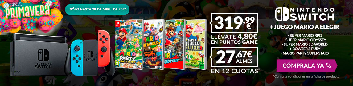 Pack Switch + Juego Mario en GAME.es
