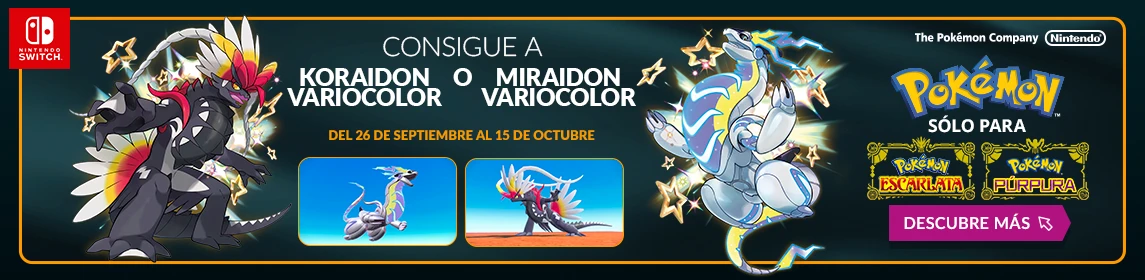 Pokémon Miraidon ó Koraidon en GAME.es