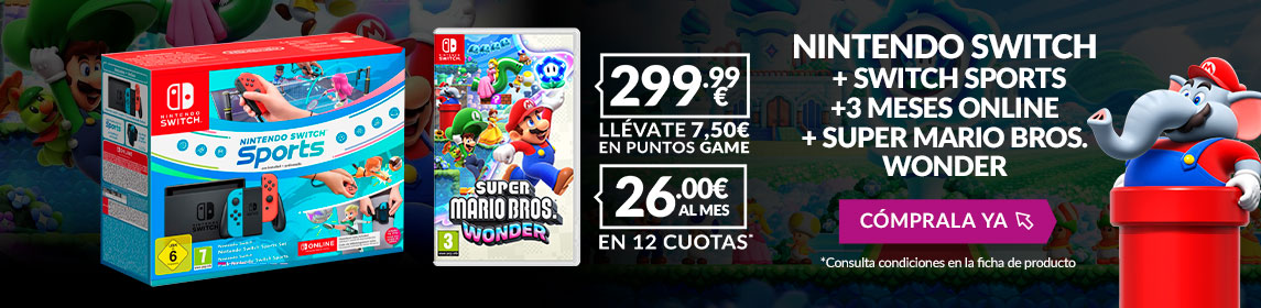 Nintendo Switch + Mario Wonder en GAME.es