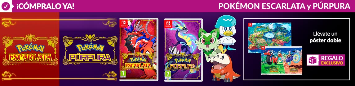 Pokémon Escarlata y Púrpura en GAME.es