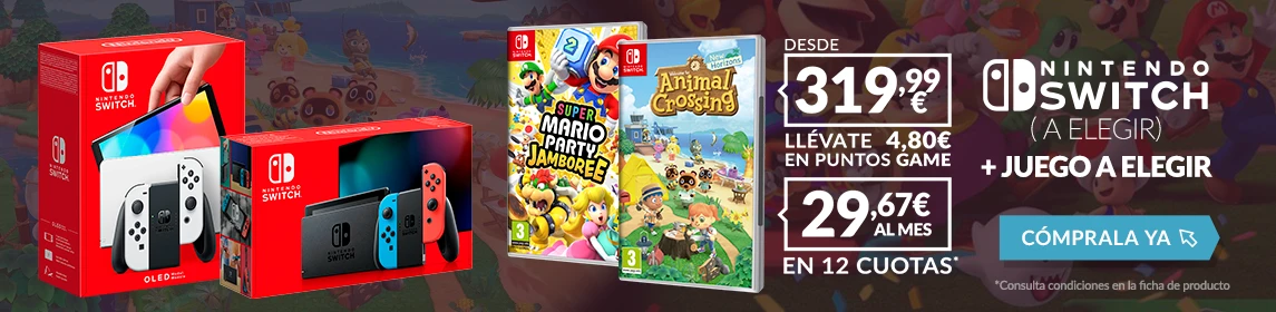 Pack Switch + Juego a elegir en GAME.es