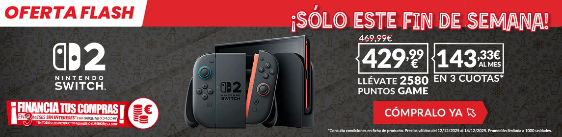 Nintendo Switch 2 429,99€ en GAME.es