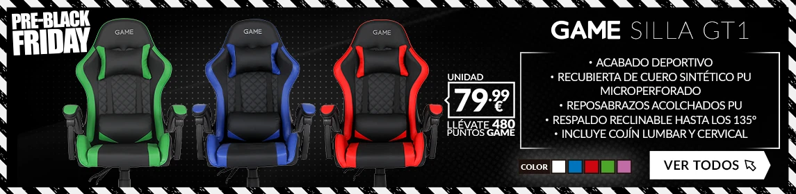 ¡Pre-Black Friday! GAME GT1 en GAME.es