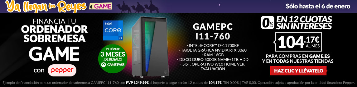 GAMEPC I11-760 – I7 en GAME.es
