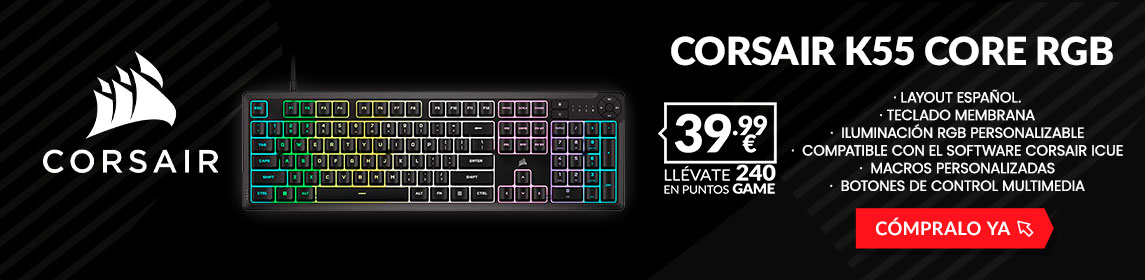 Teclado Corsair K55 en GAME.es