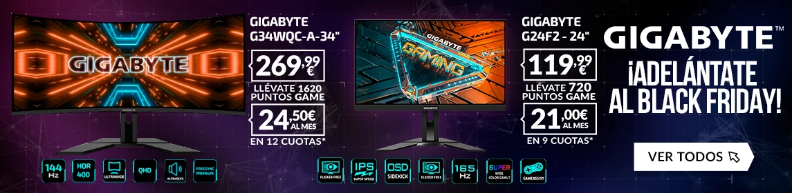 Monitores Gigabyte en GAME.es