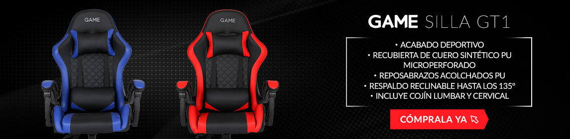 Sillas GAME GT1 en GAME.es