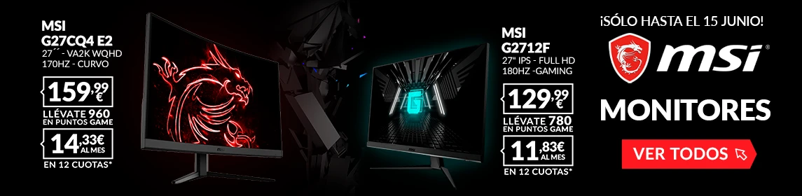 Monitores MSI en GAME.es