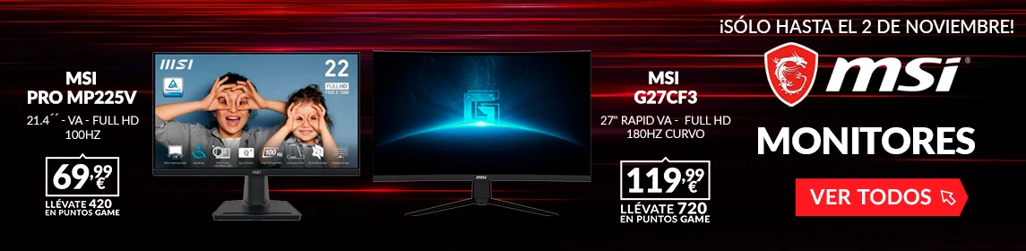 Monitores MSI en GAME.es