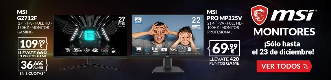 Monitores MSI en GAME.es