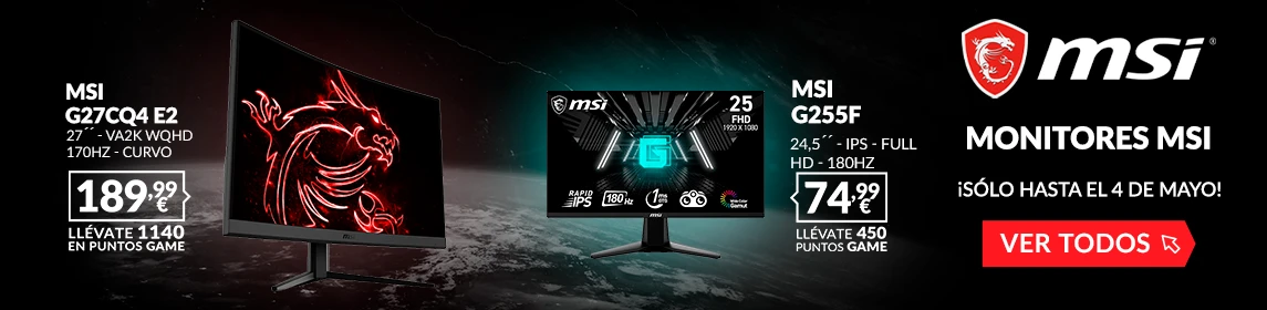 Monitores MSI en GAME.es