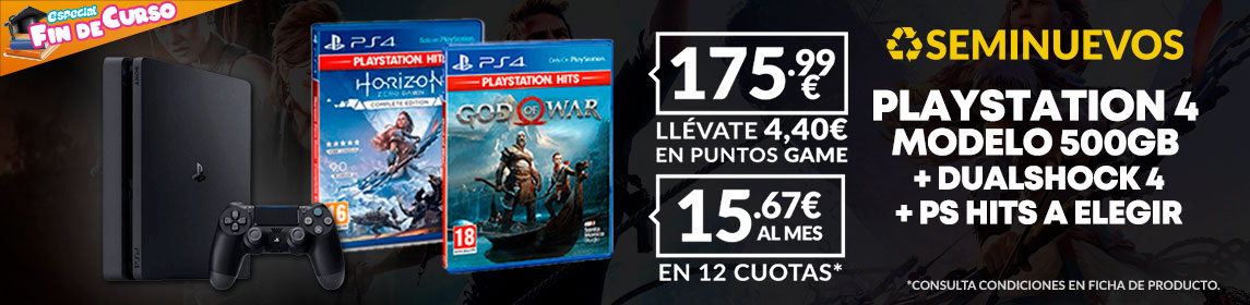 Pack PS4 + PS hits en GAME.es